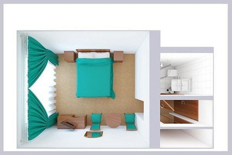 Комфорт Однокомнатный двухместный/улучшенный  